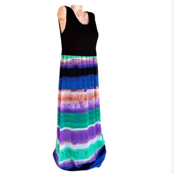 Black/Multi-Color Maxi - Picture 5 of 7
